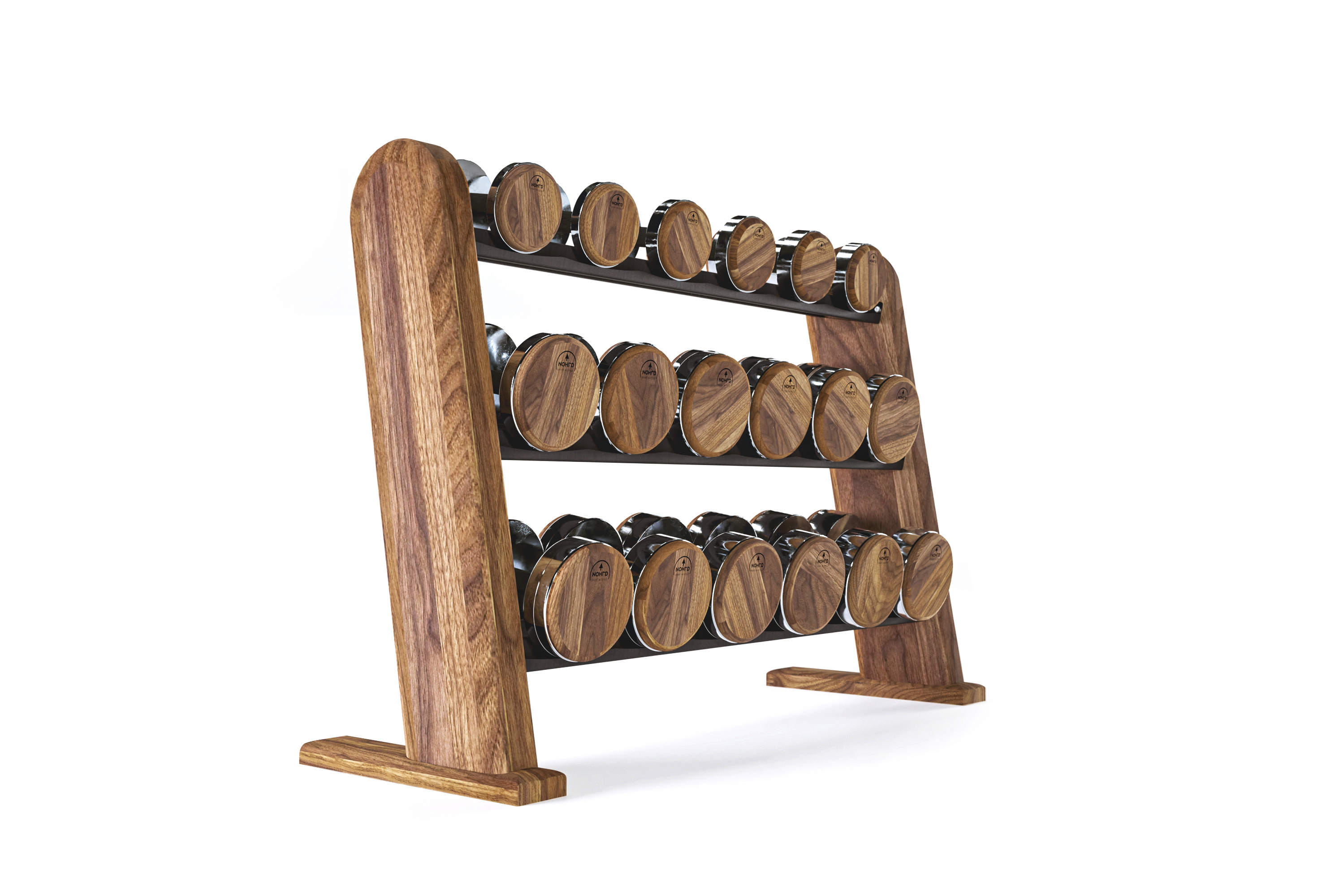 Dumbbells walnut